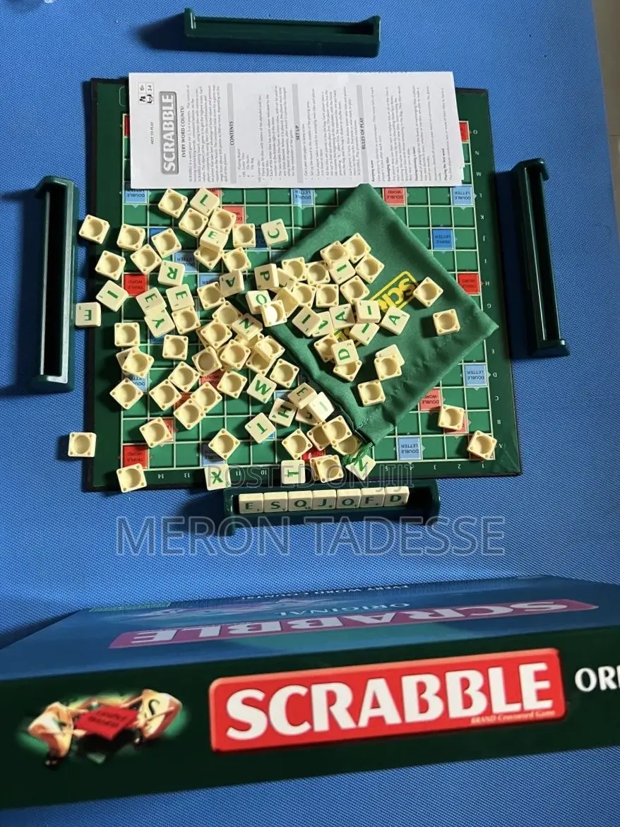 Scrabble | Family , Office Game Contents 4 Racks 100 Letter