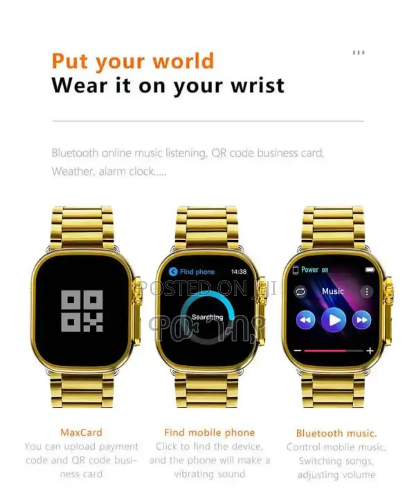 Ws-71 Ulitra አዲስ የ2024 ዘመናዊ ስማርት ሰአት