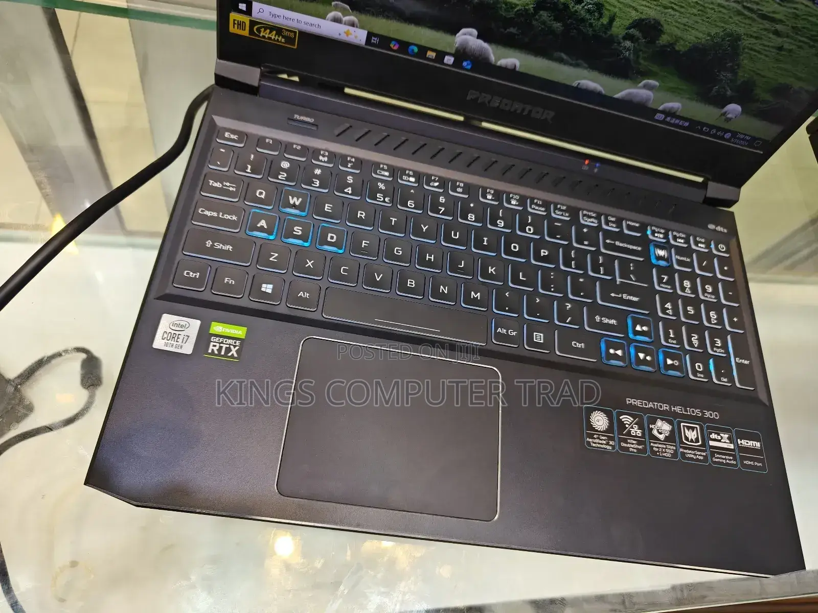 New Laptop Acer Predator Helios 300 16GB Intel Core I7 SSD 1T