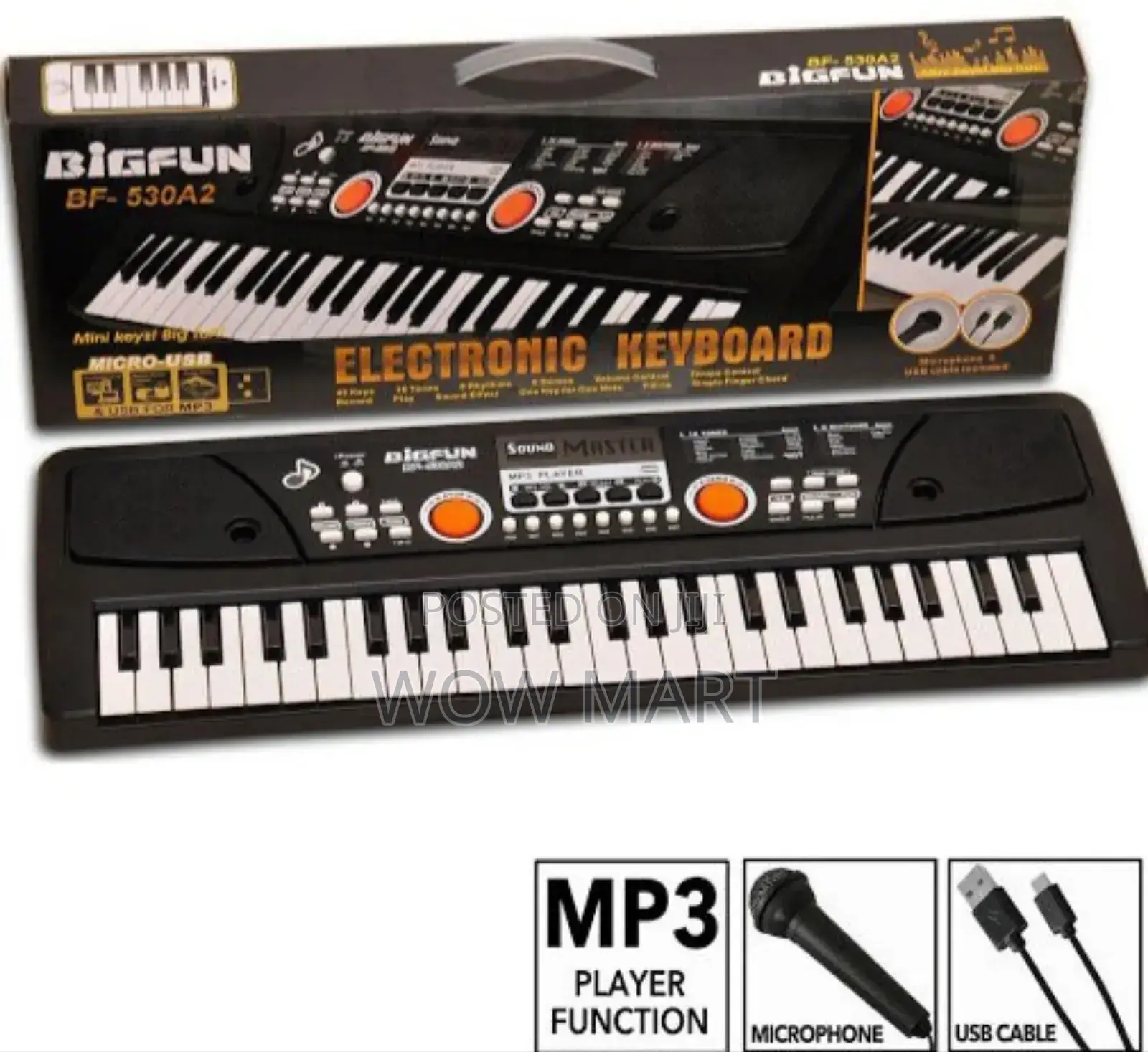 የልጆች ሙዚቃ መጫወቻ ፒያኖ የራሱ ማይክ ያለው