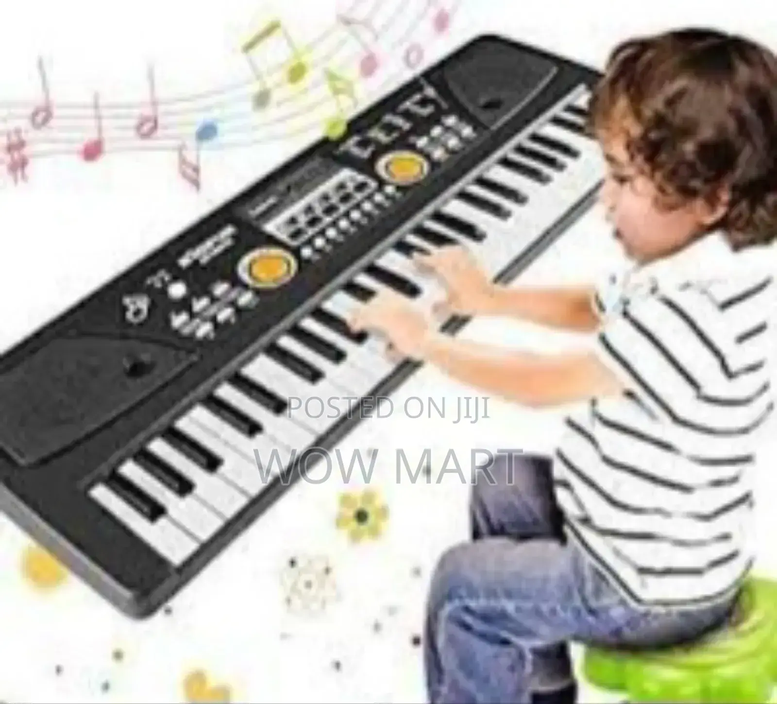 የልጆች ሙዚቃ መጫወቻ ፒያኖ የራሱ ማይክ ያለው