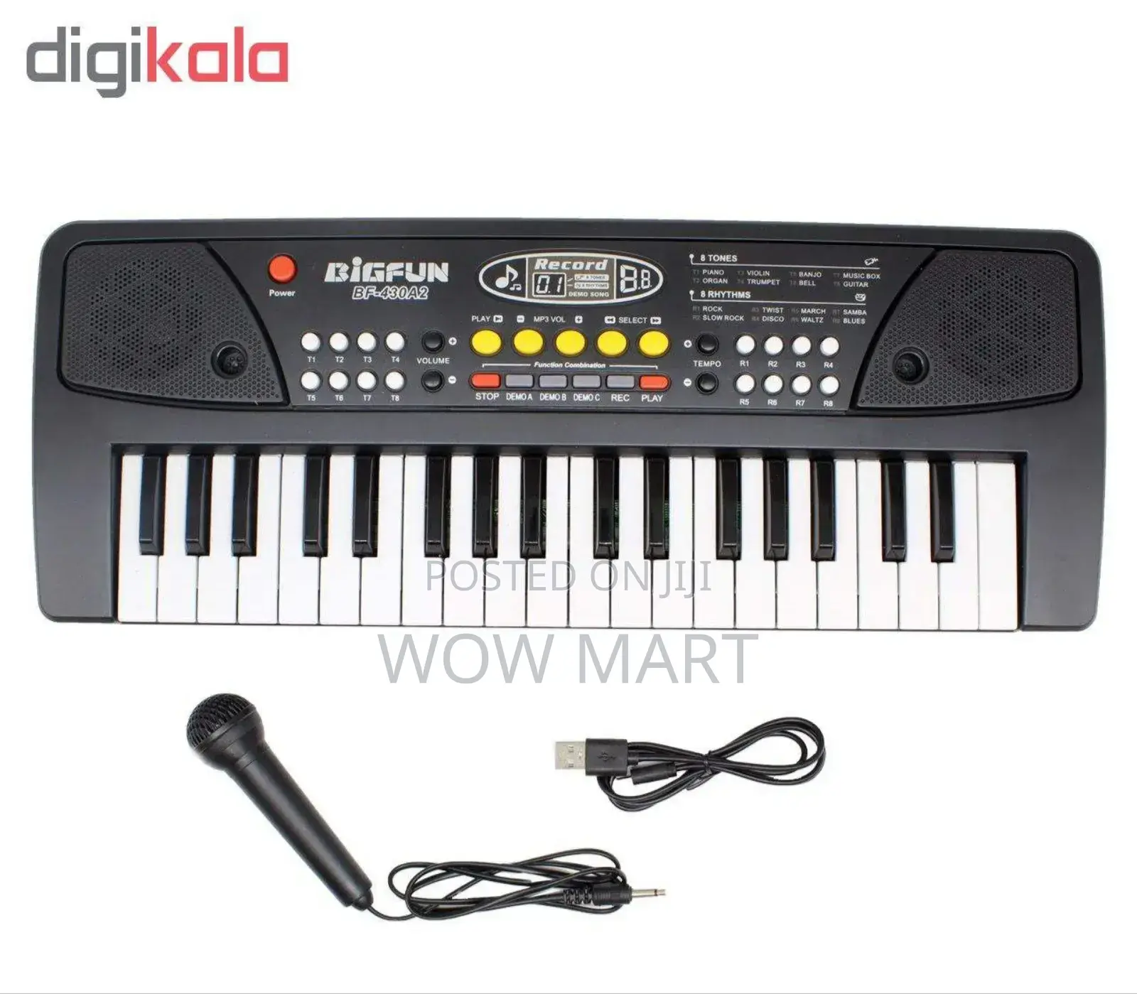 የልጆች ሙዚቃ መጫወቻ ፒያኖ የራሱ ማይክ ያለው