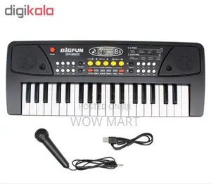 የልጆች ሙዚቃ መጫወቻ ፒያኖ የራሱ ማይክ ያለው