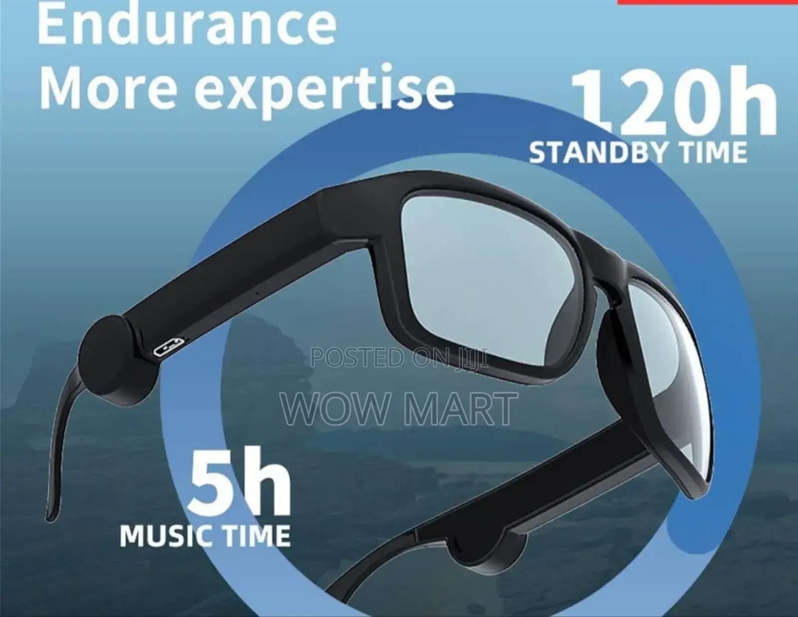 ኤርፎን ያለው መነጽር