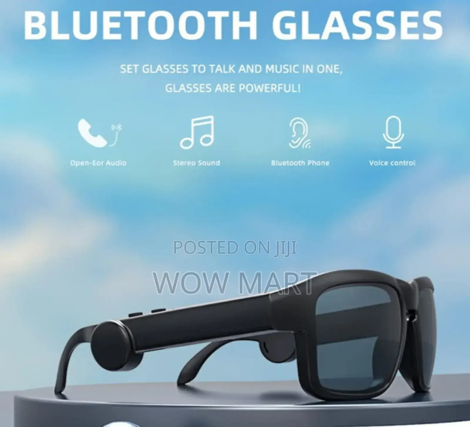 ኤርፎን ያለው መነጽር