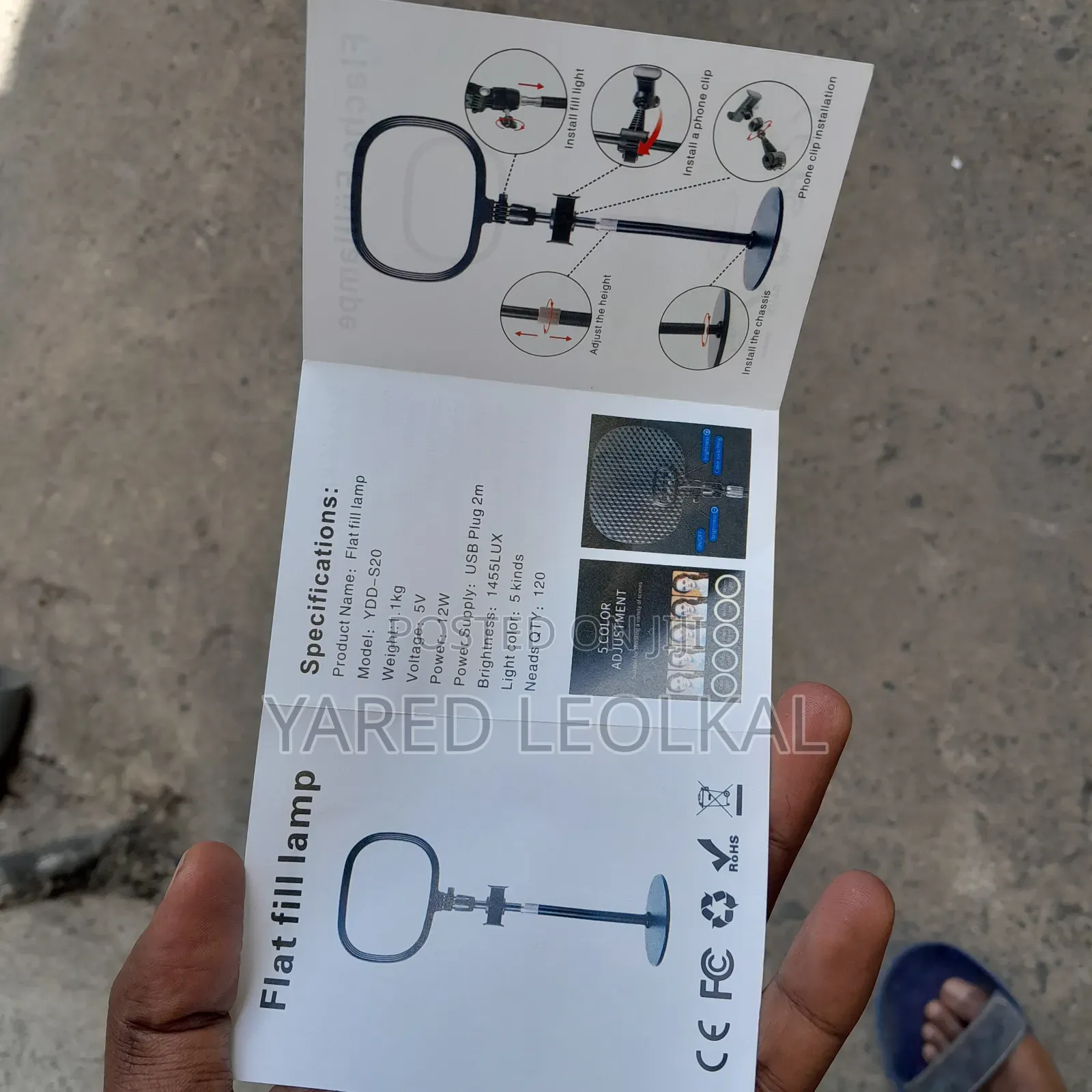 Flat Fill Lamp(Ring Light)