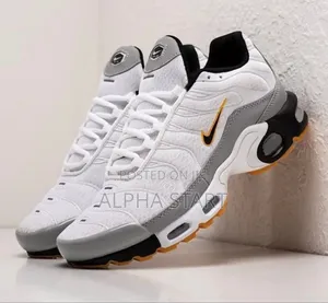 Nike Air Max Tn Plus Orange White Sneaker Shoes for Men's