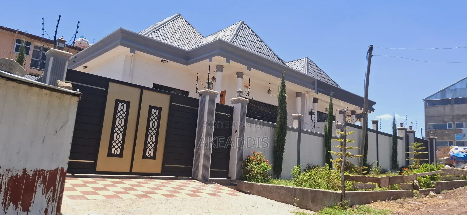 Furnished 5bdrm House in ሰሚት, Bole for sale