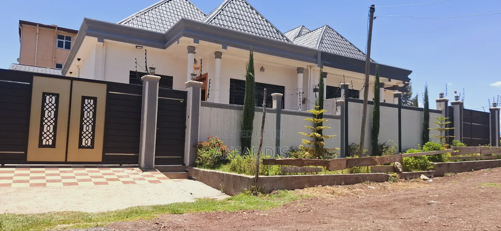 Furnished 5bdrm House in ሰሚት, Bole for sale