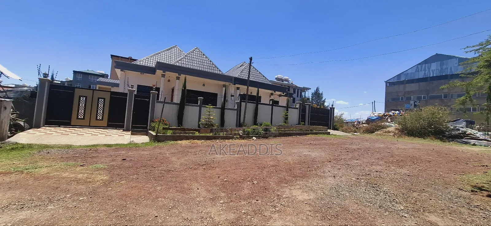 Furnished 5bdrm House in ሰሚት, Bole for sale