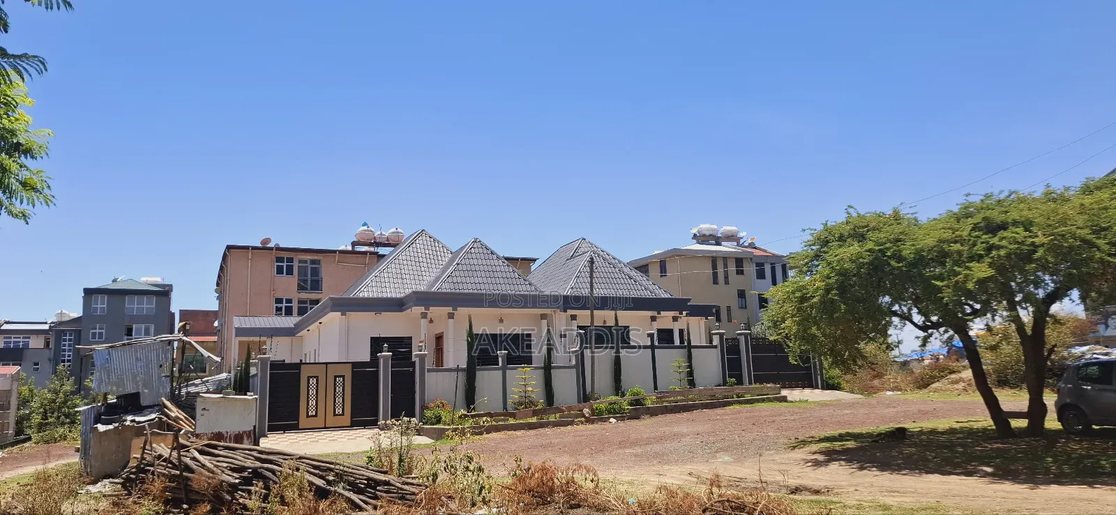 Furnished 5bdrm House in ሰሚት, Bole for sale