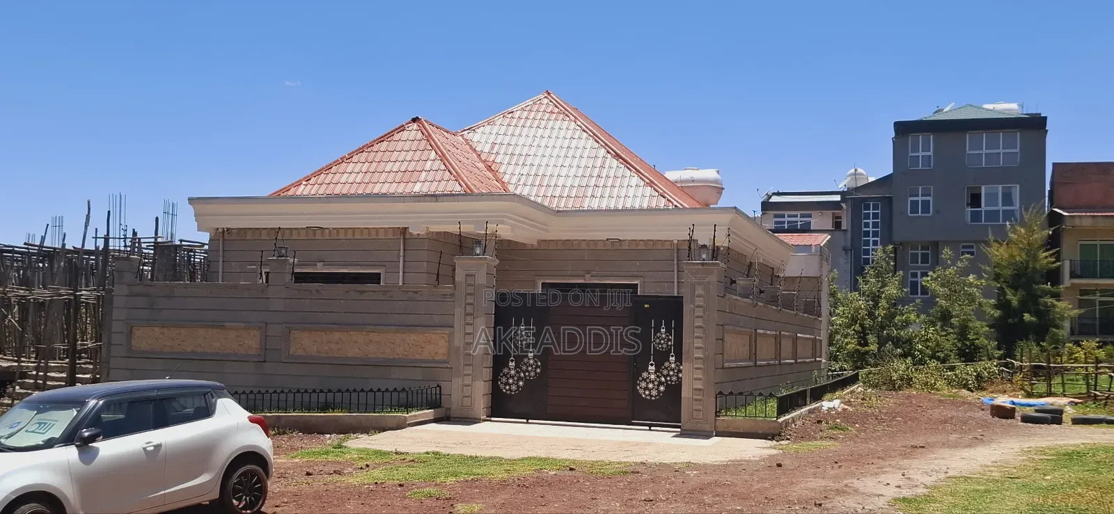 Furnished 4bdrm House in ሰሚት, Bole for sale