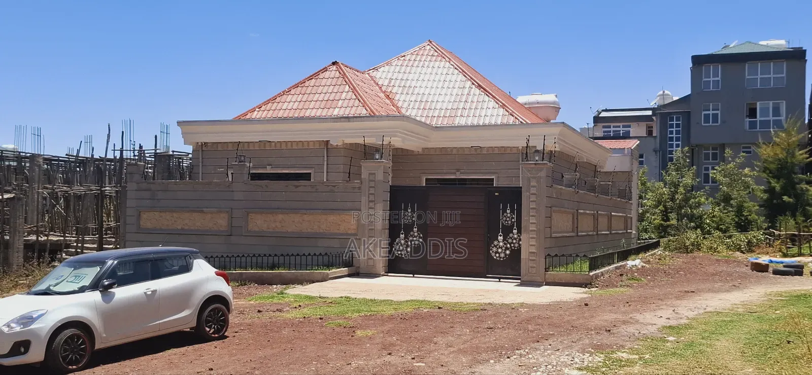 Furnished 4bdrm House in ሰሚት, Bole for sale