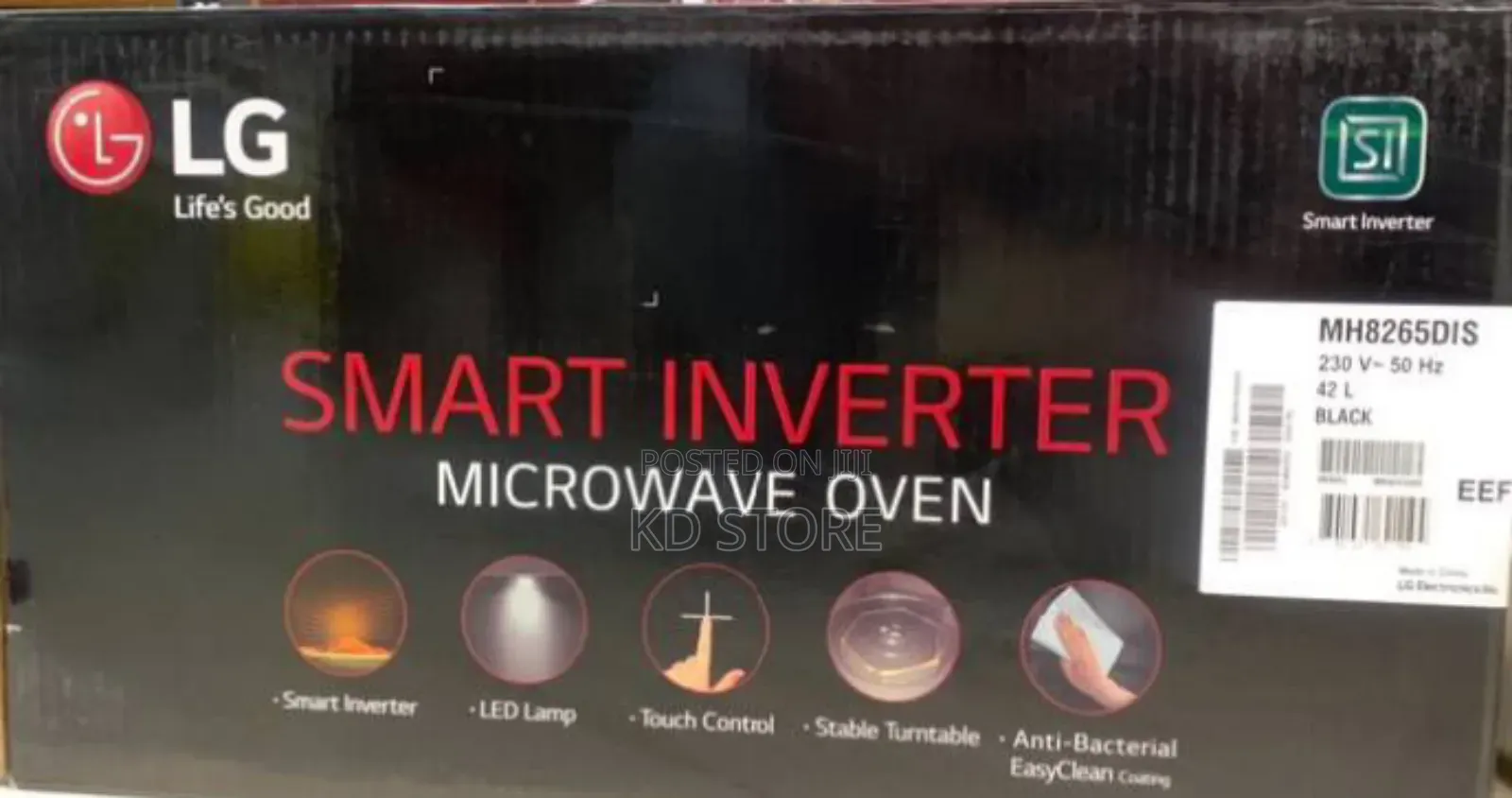 Lg Black Microwave Oven With Grill, 42l
