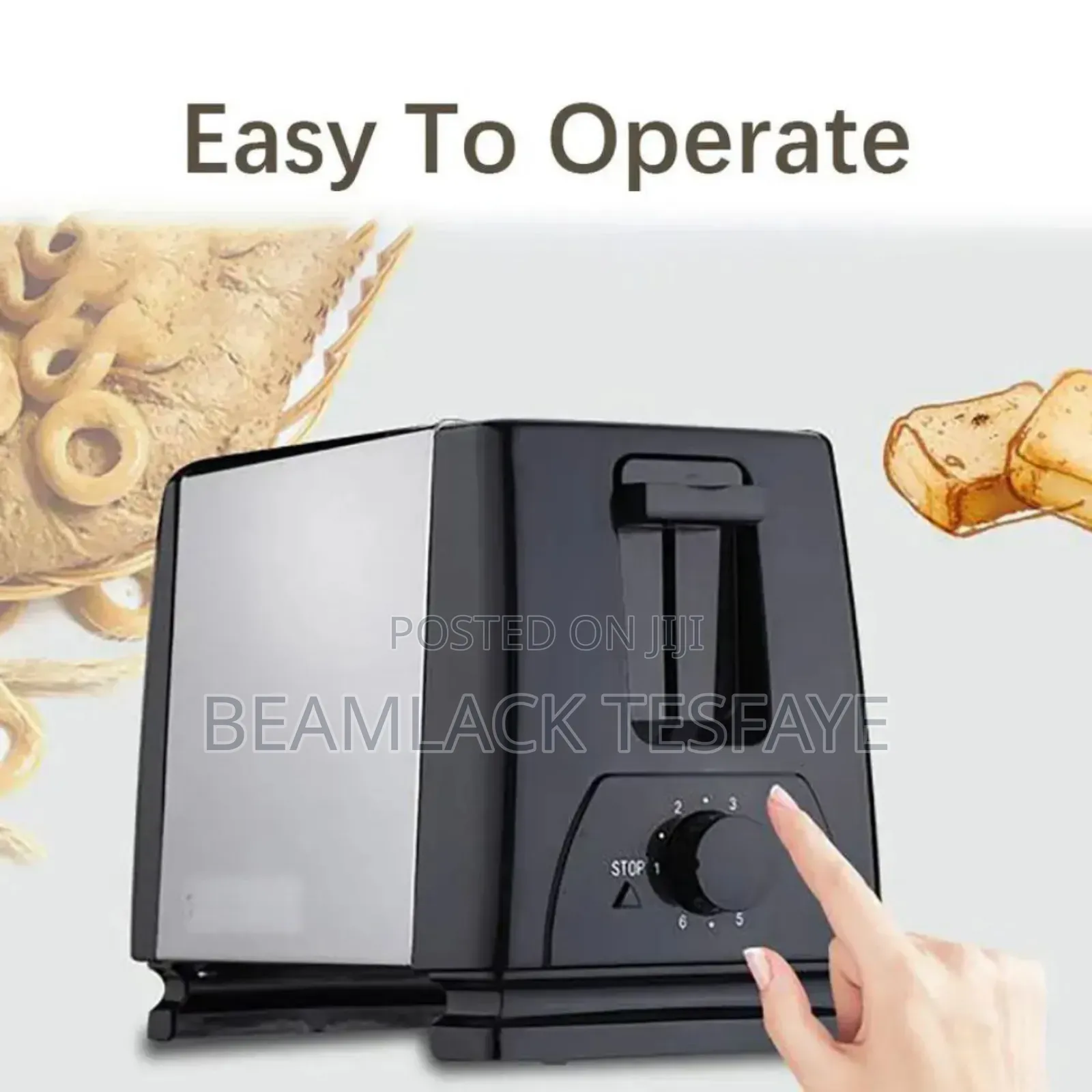 የስላይ ዳቦ ማሞቂያ. Sokany Toaster