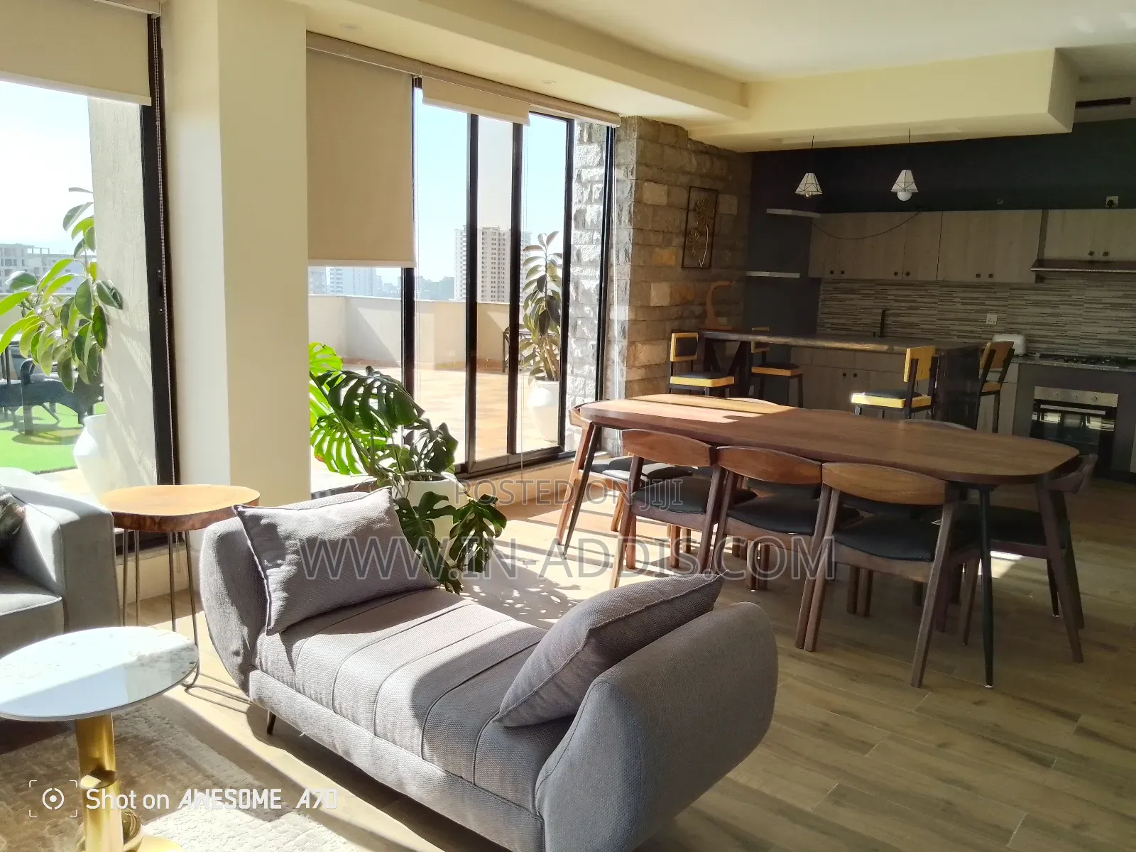 Furnished 4bdrm Apartment in Arada for rent