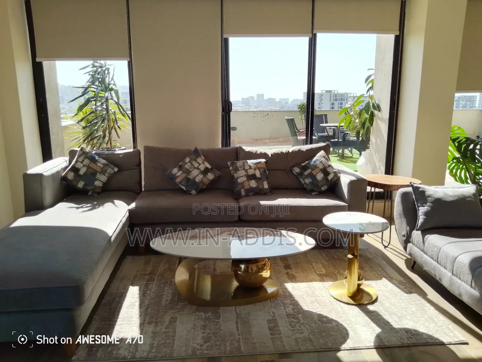 Furnished 4bdrm Apartment in Arada for rent