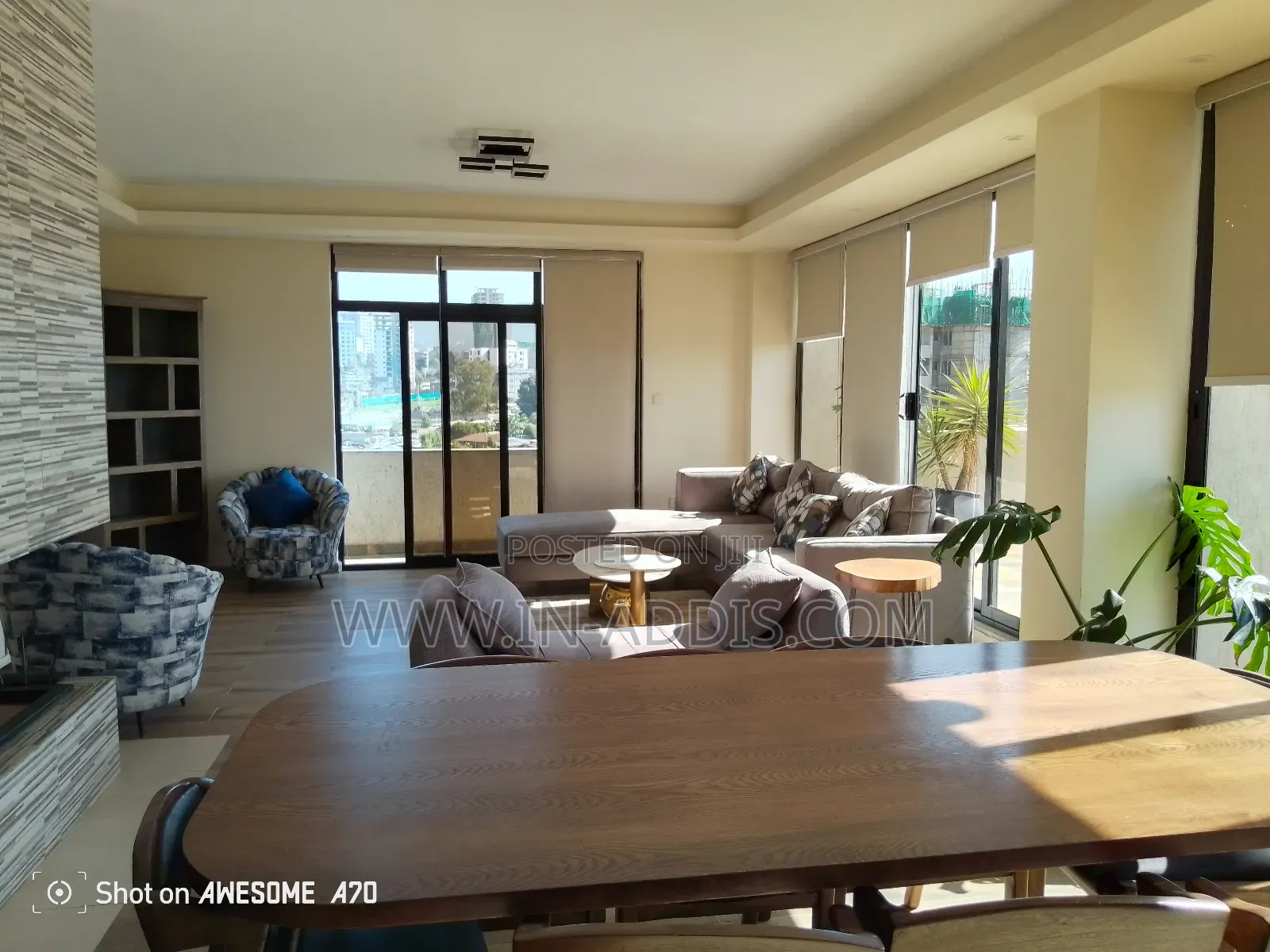 Furnished 4bdrm Apartment in Arada for rent