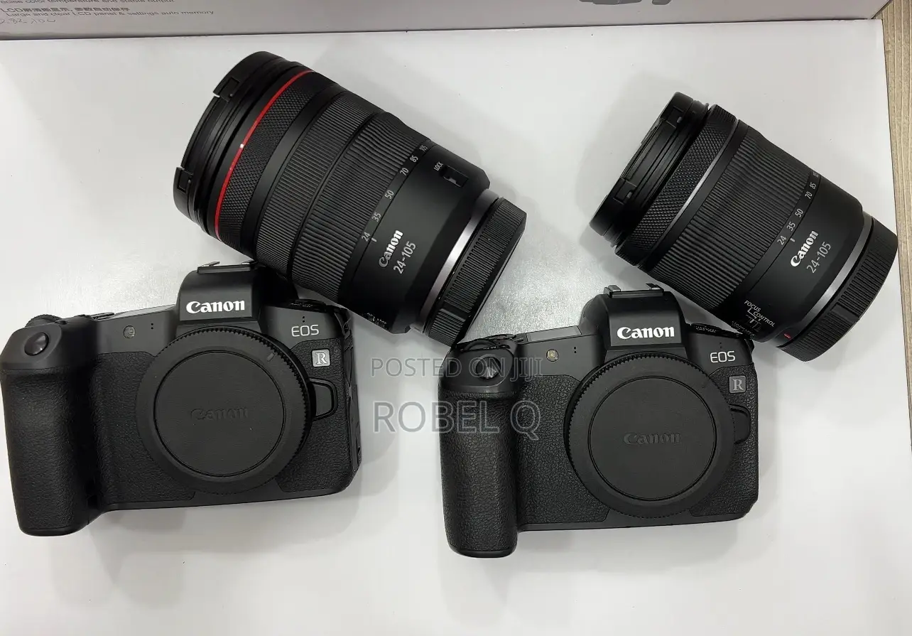 Canon R With Red and Silver Ring Lens
