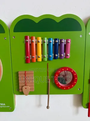 18-in-1 Crocodile Activity Wall Panels Game Puzzle Boards