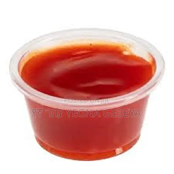 Ketchup and Mayonnaise Plastic Cups