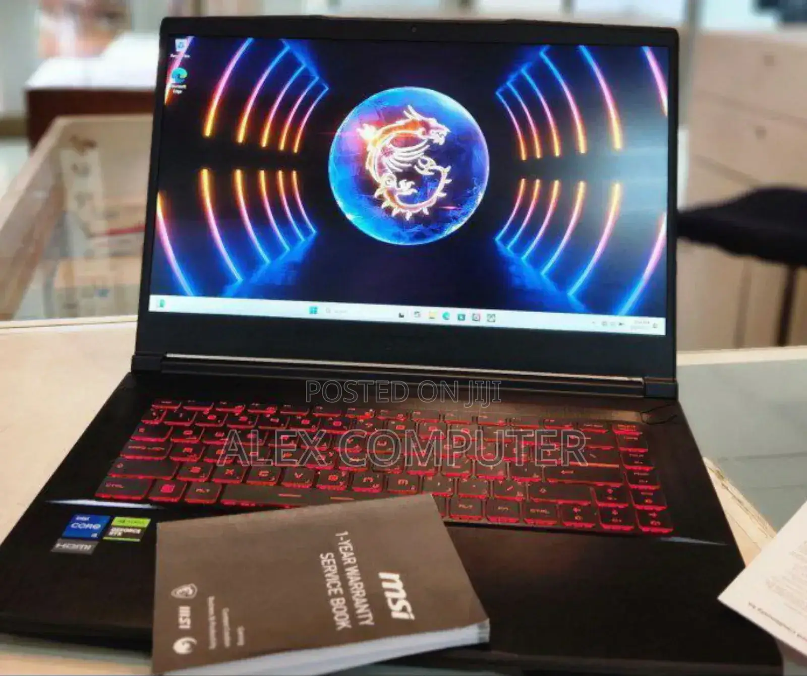 New Laptop MSI GF63 32GB Intel Core I5 SSD 512GB