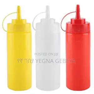 Squeeze Bottles for Condiments, Ketchup and Mustard