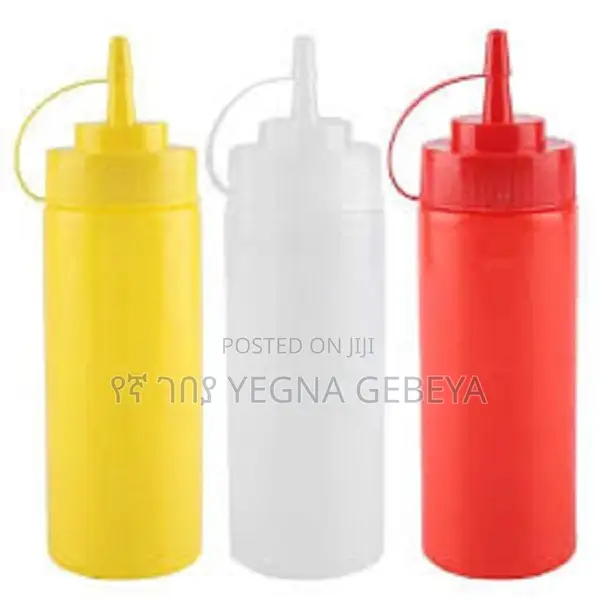 Squeeze Bottles for Condiments, Ketchup and Mustard