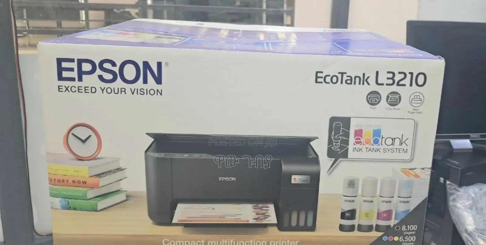 Epson Ecotank L3210 – Print, Copy, Scan! 