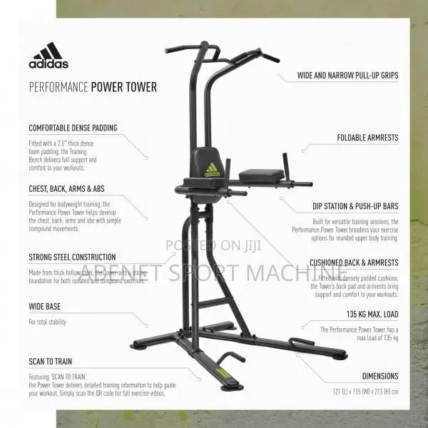ዘመናዊ Adidas Pull Up , Push Up , Dig Up Bar