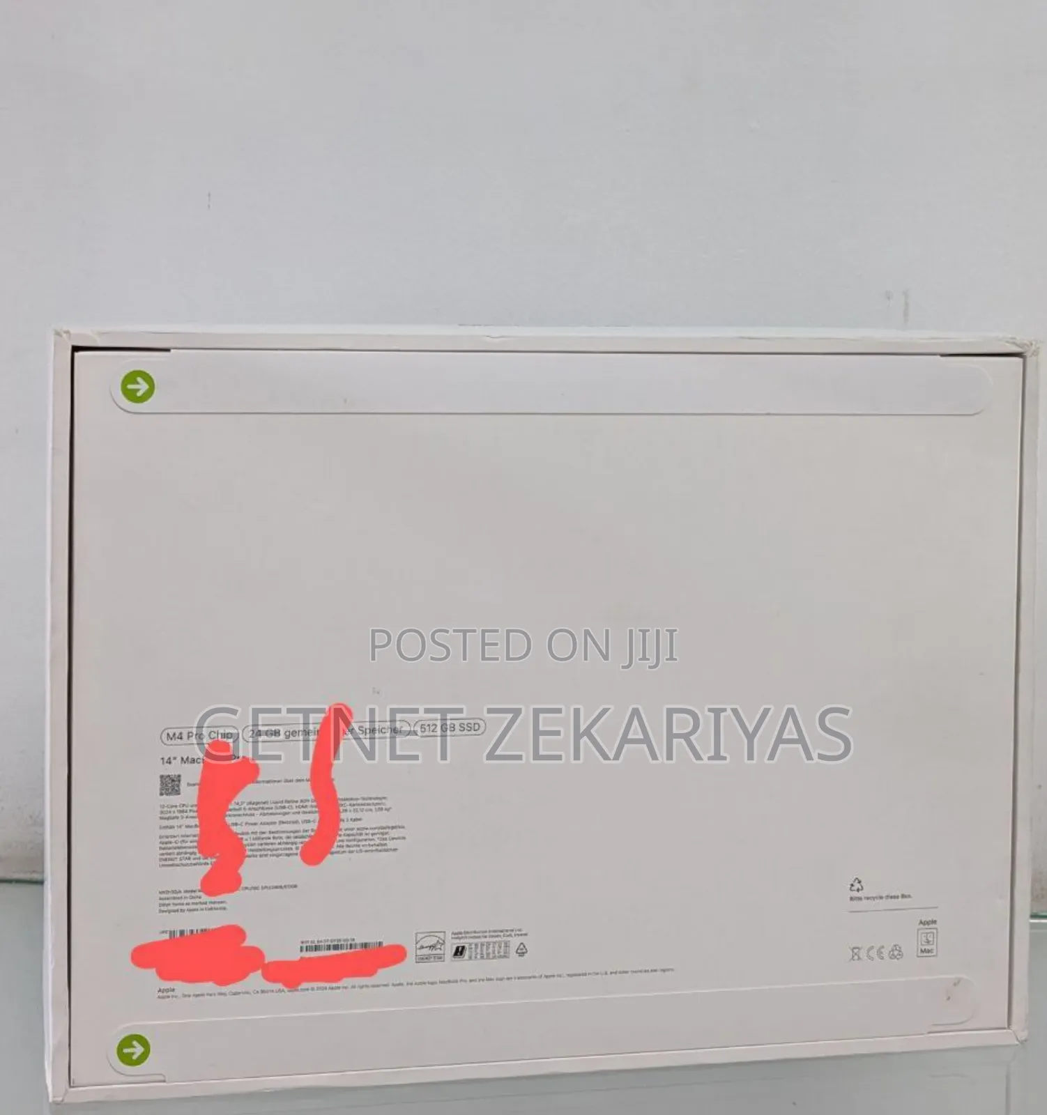 New Apple MacBook Pro 2024 M4 Pro 14-Inch 24GB Apple M4 SSD 512GB