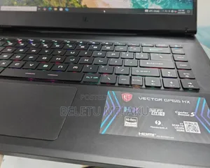 New Laptop MSI Vector GP66HX 12UGS 32GB Intel Core I7 SSD 1T