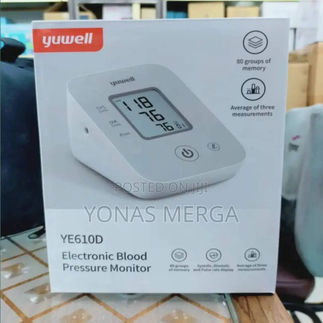 Digital Blood Pressure Monitor፰丘bp Monitor፵姒bp Measuring ማሽን