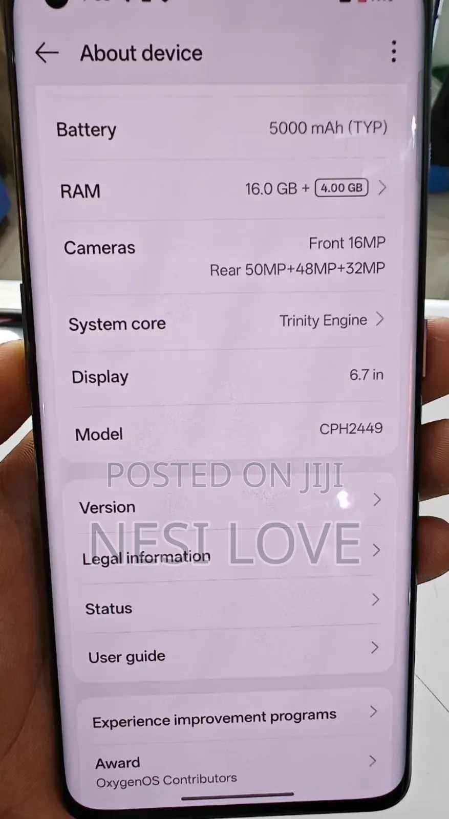 New OnePlus 11 256 GB