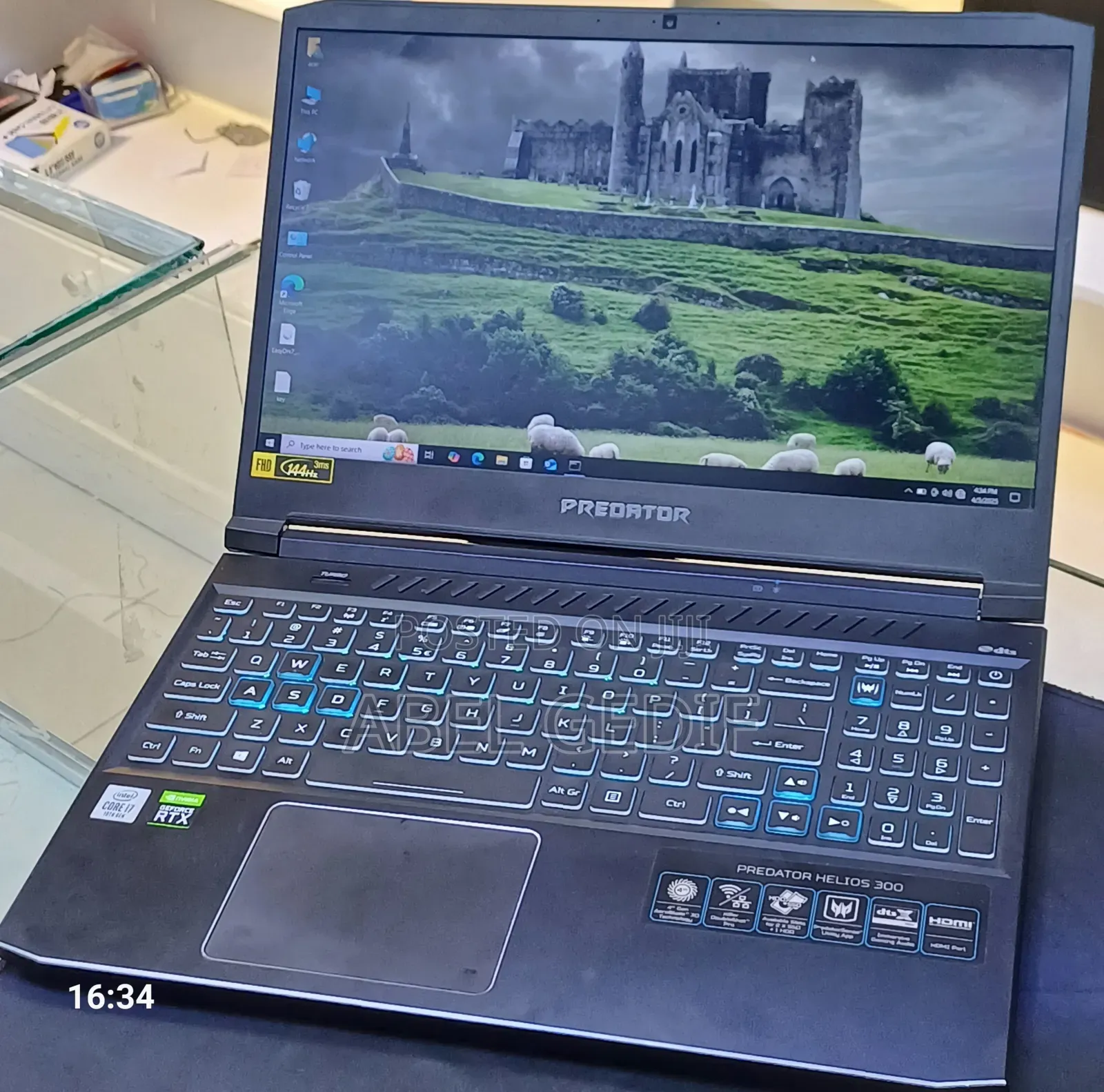 New Laptop Acer Predator Helios 300 16GB Intel Core I7 HDD 1T