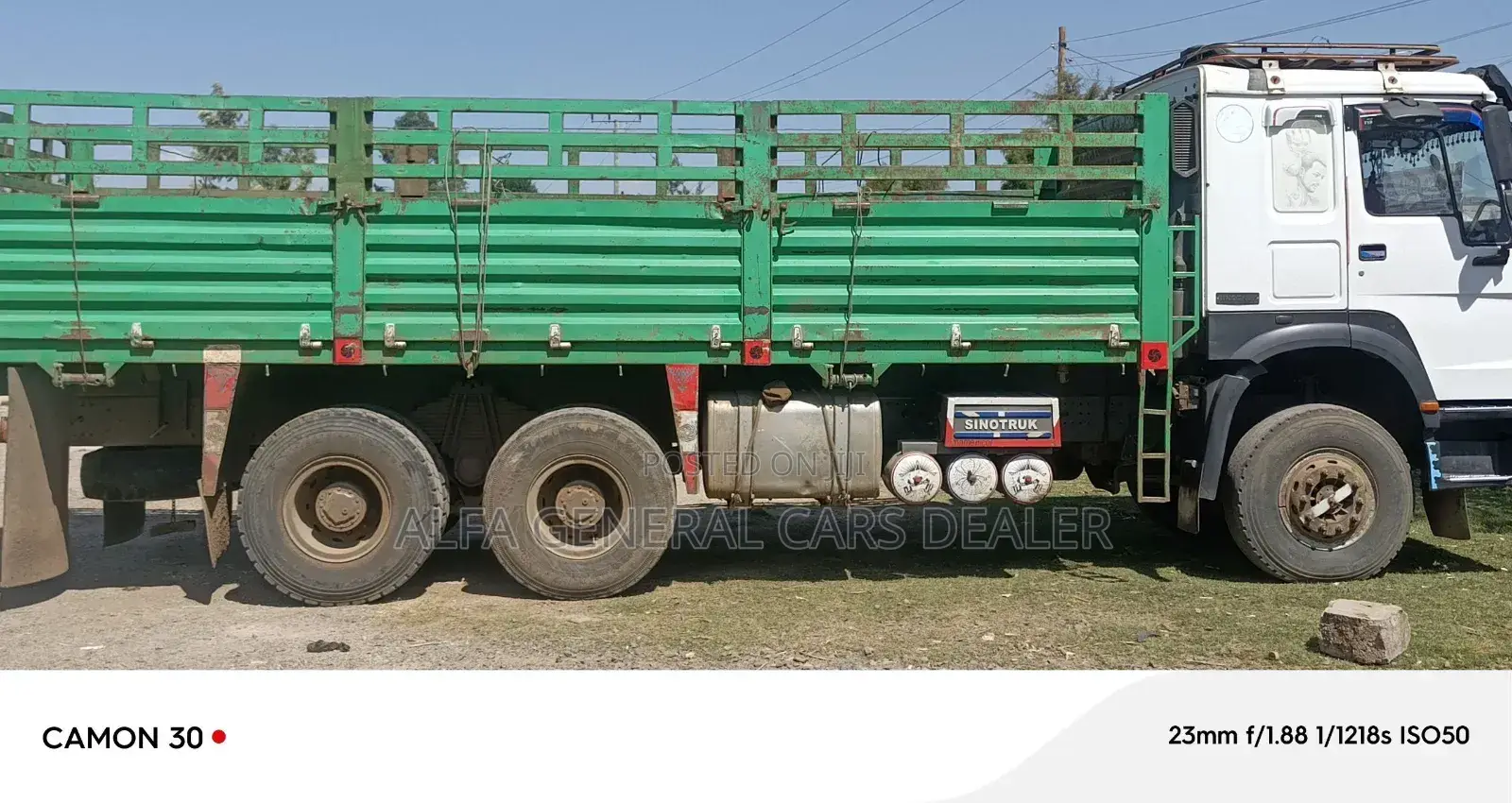 Sino ካሶኒ
•Model2021
•a-09
•80% ጎማ
•ባንክ 600,000