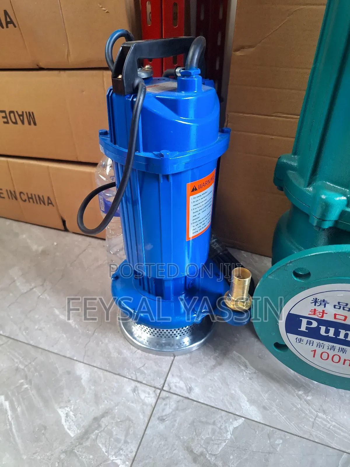 የጉድጋድ ውሀ ፓንፕ የንፁህ ውሃ እና የቆሻሻ ውሃ Summersuble Pump Bugatti 1hp