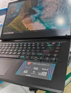 New Laptop MSI Vector GP66HX 12UGS 32GB Intel Core I7 SSD 1T