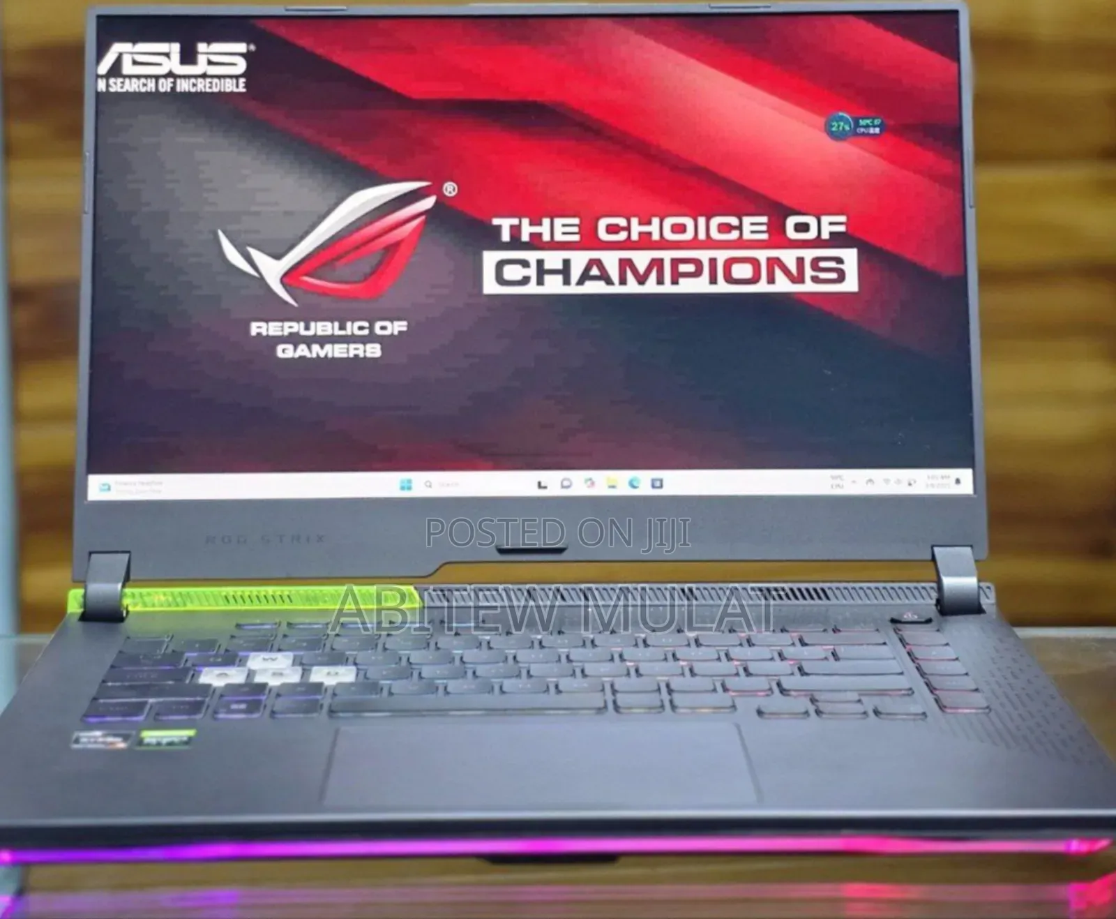 New Laptop Asus ROG Strix G15 16GB AMD Ryzen 9 SSD 1T