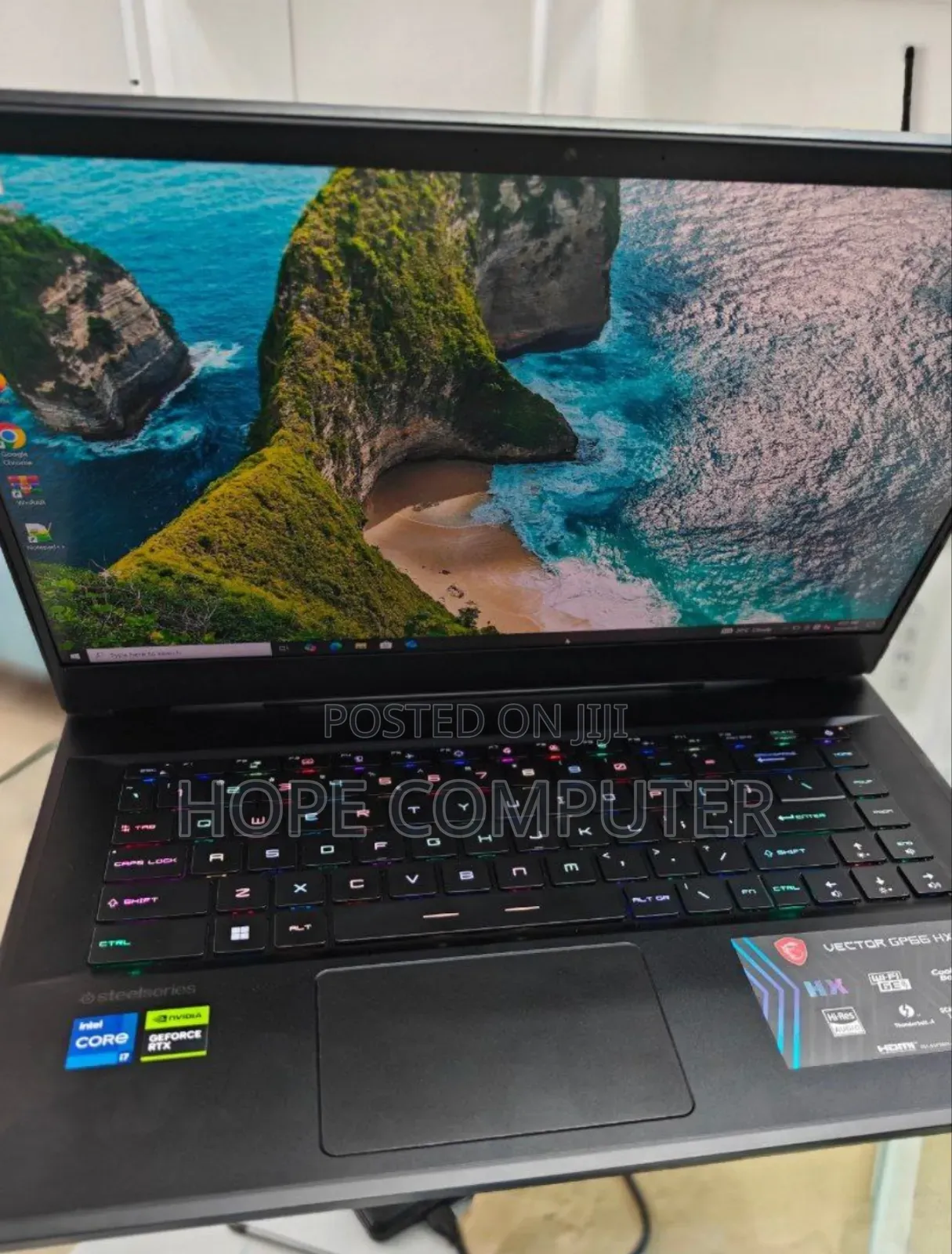 New Laptop MSI Vector GP66HX 12UGS 32GB Intel Core I7 SSD 1T