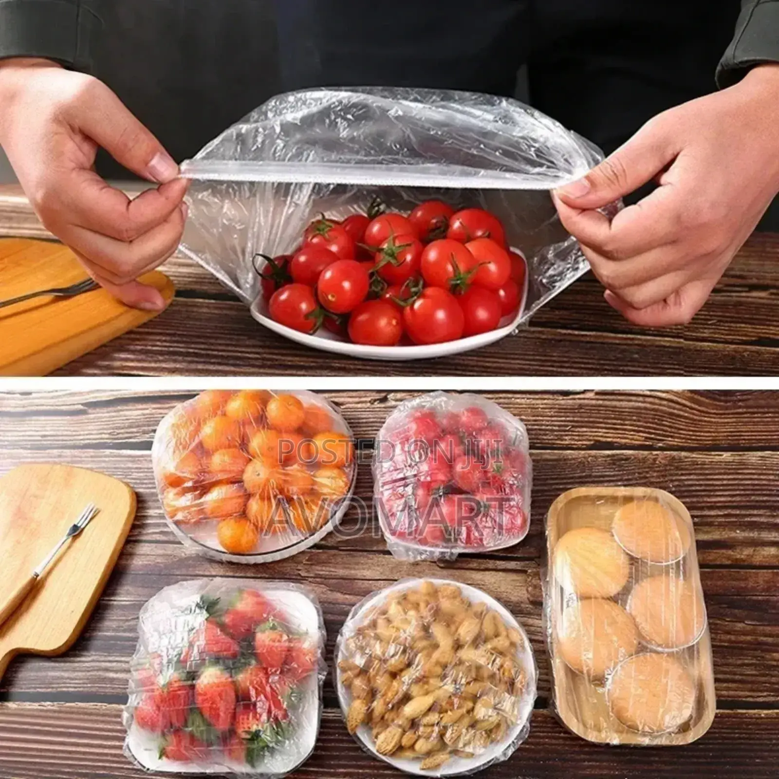 100 Pieces Plastic Wrap