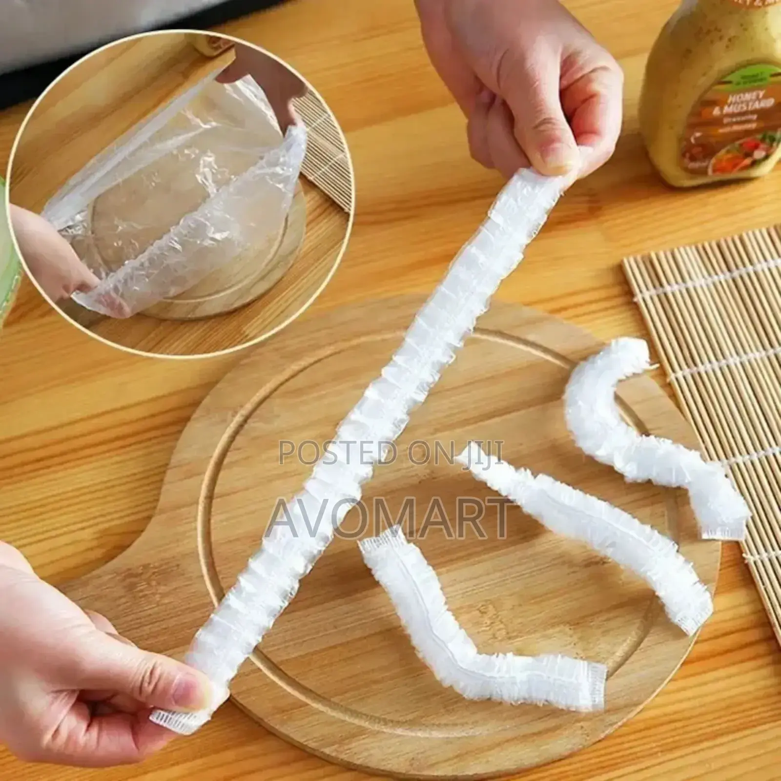 100 Pieces Plastic Wrap