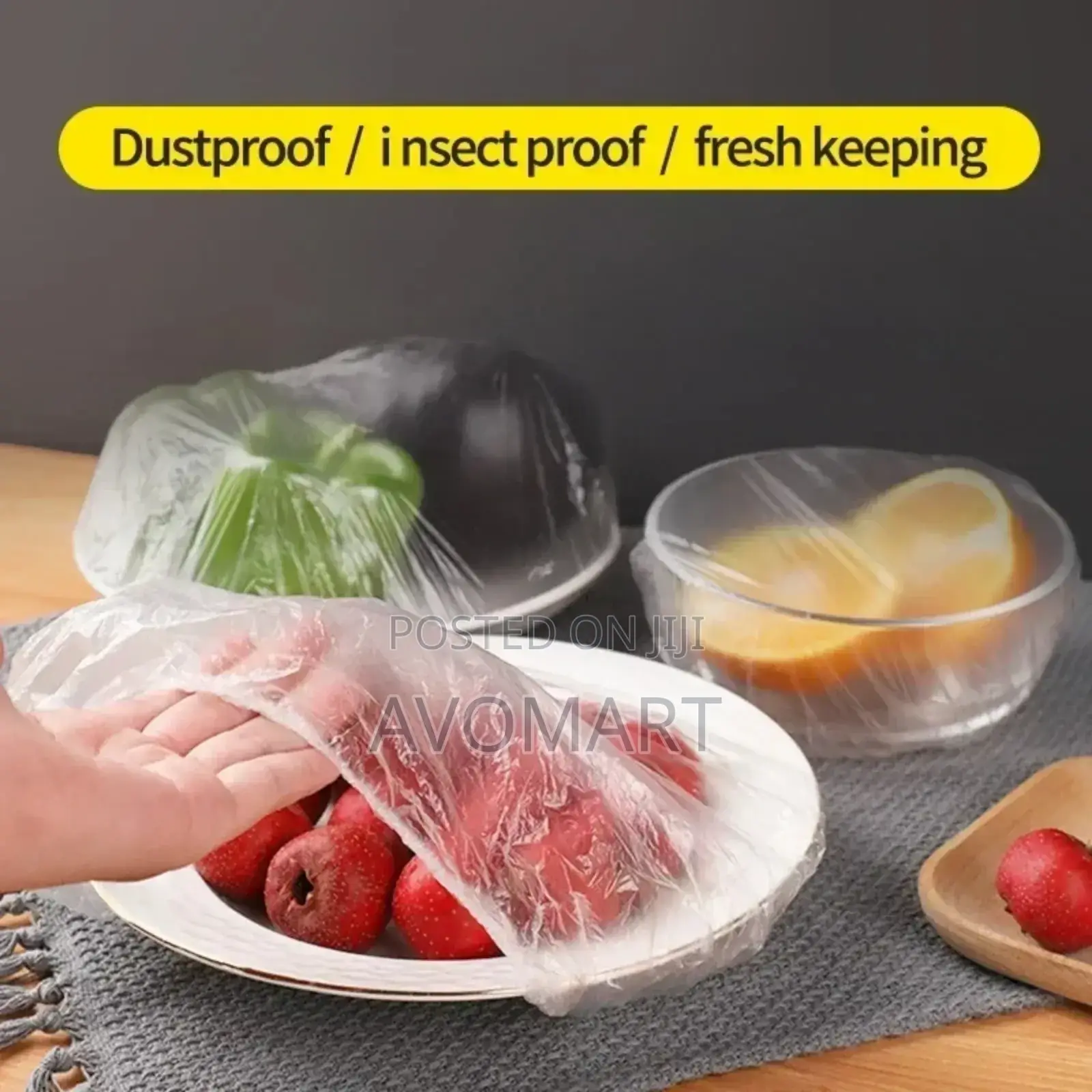 100 Pieces Plastic Wrap