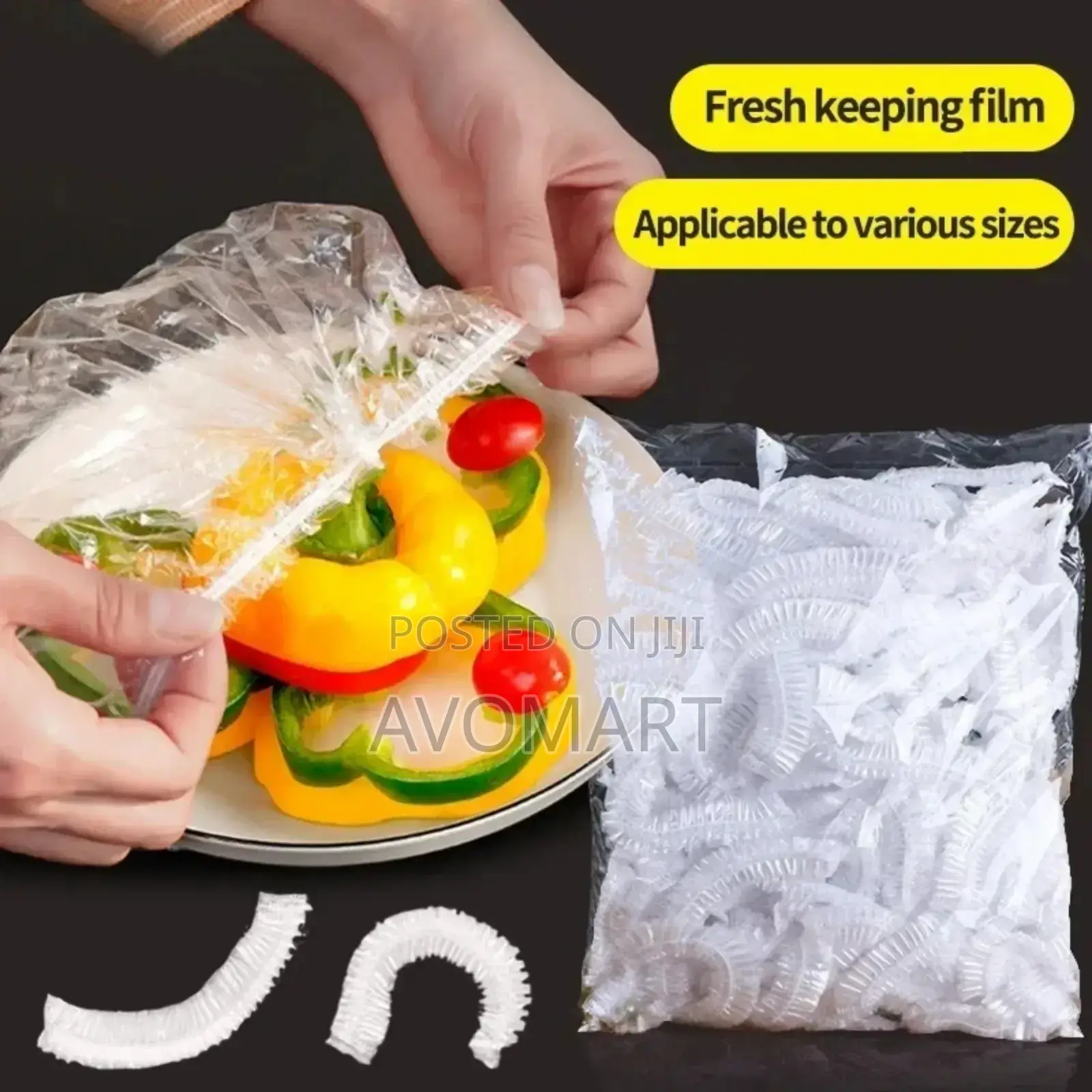 100 Pieces Plastic Wrap