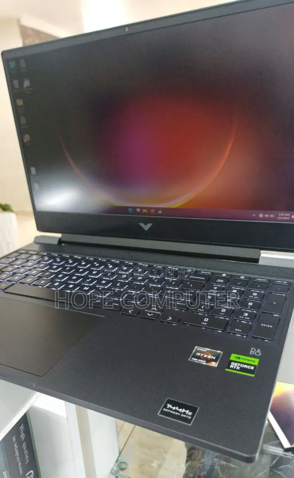 New Laptop HP Victus 15 8GB AMD Ryzen 5 SSD 512GB