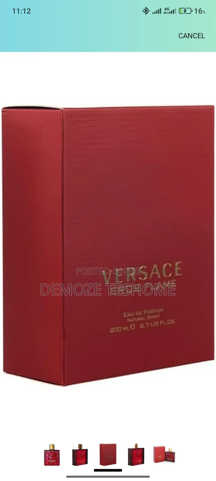Versace Eros Flame Eau De Parfum for Men, 200 Ml
