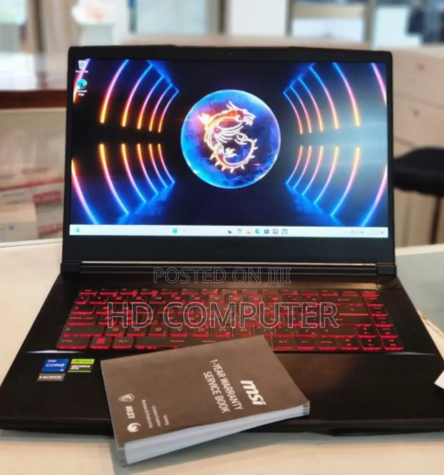 New Laptop MSI GF63 32GB Intel Core I5 SSD 512GB