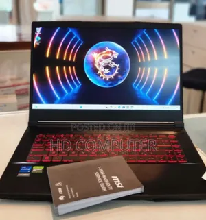 New Laptop MSI GF63 32GB Intel Core I5 SSD 512GB