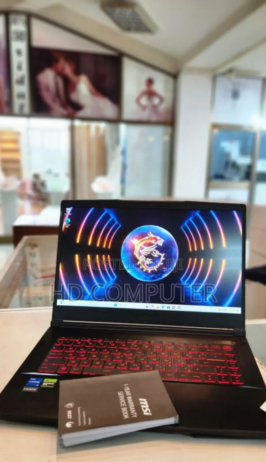 New Laptop MSI GF63 32GB Intel Core I5 SSD 512GB