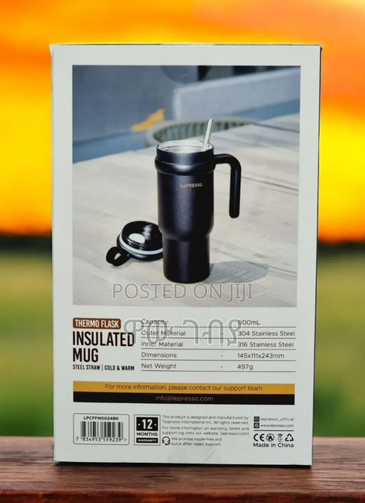 Lepresso Thermo Flask Insulated Mug